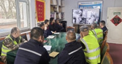 【市城市燃熱集團富泰熱力】安裝分公司組織觀看施工安全警示教育片